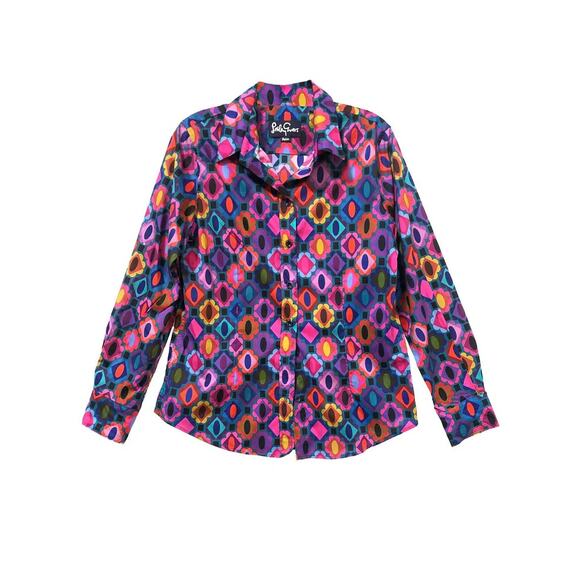 Lesley Evers Women's Multicolor 100% Cotton Kathryn Pajamas Set Size M - Picture 5 of 10